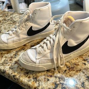 High top Nike blazers